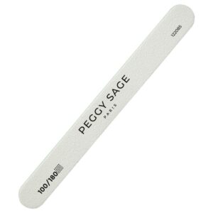 Lima de uñas blancas 2 caras lavables 100/180