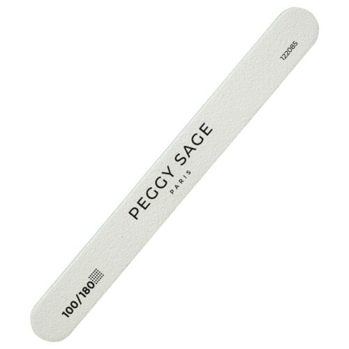 Lima de uñas blancas 2 caras lavables 100/180